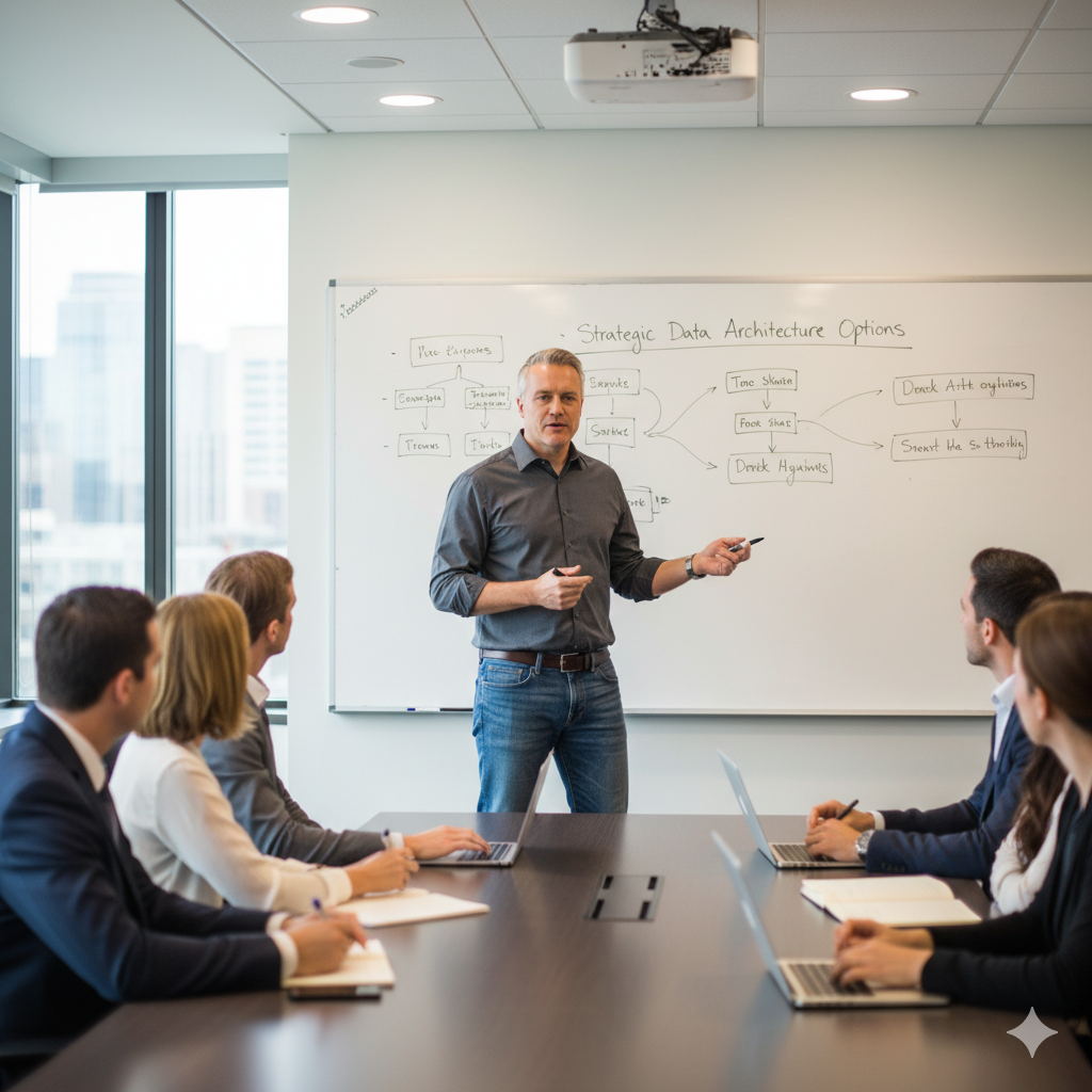 Collaborating with team on data platform architecture